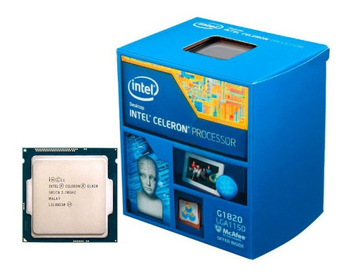 Processador Gamer Intel Celeron G1820 De 2 Núcleos E 2.7ghz