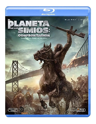 El Planeta De Los Simios Confrontación Blu Ray + Dvd  Nuevo 