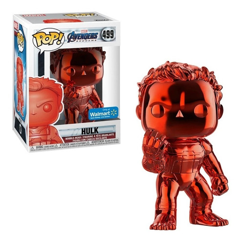 Funko Pop! Hulk Marvel Avengers (red Chrome) - 499