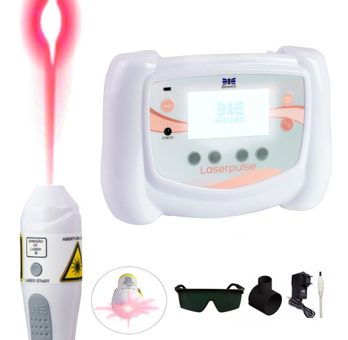 Novo Laserpulse Portable Ibramed + Probe Laser P3 660 Nm