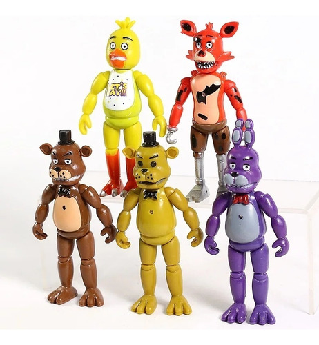 Za Kit 5 Bonecas Animatronics Cinco Noites Na Oferta De