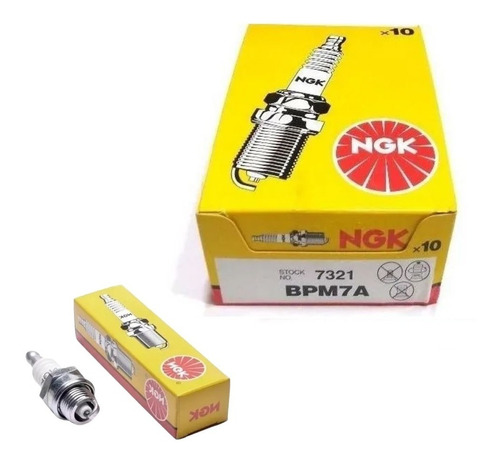 Kit 5 Vela De Ignição Ngk Motor 2t Roçadeira Motosserra