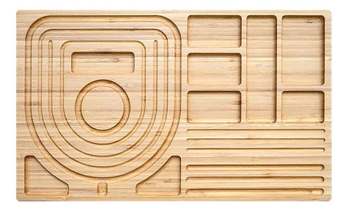 B Placas De Perolização De Madeira 6u Para Colares,