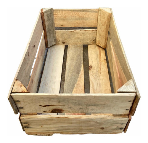 Huacal O Caja De Madera De Pino (sin Lijar) Mediano.