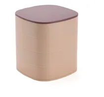 Comprar Joyero Alhajero Con Espejo Giratorio Plástico 4 Niveles