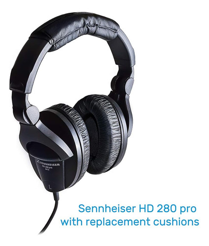 Almohadillas Y Diadema Scr For Sennheiser Hd Audífonos...