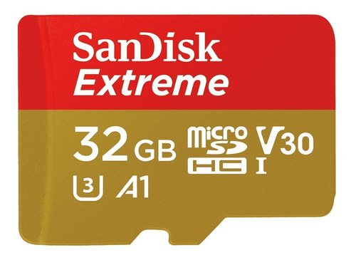 Imagen 2 de 8 de Memoria 32gb Micro Sd Sandisk Extreme Camara De Accion Drone