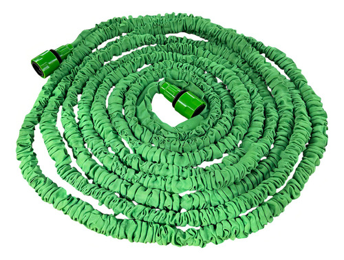 Manguera De Riego Extensible Retractil 23 Metros 7 Funciones Color Verde
