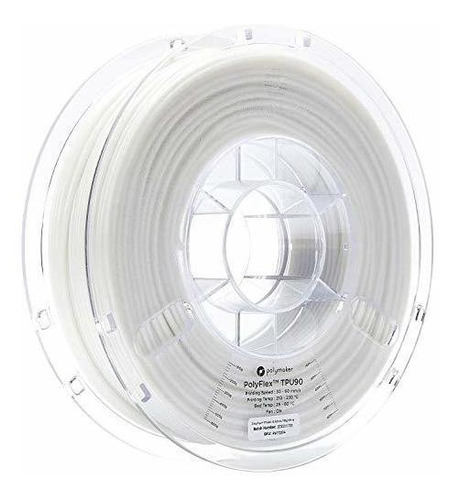 Filamento Tpu 2 85 White Shore 90a Filamento Flexible 2...