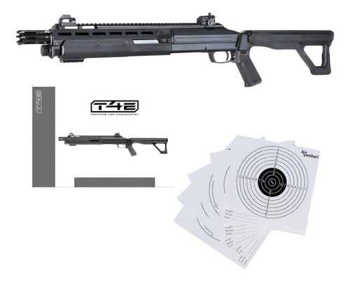 Escopeta Umarex T4e Hdx Paintball Co2 .68 Xtrchws C