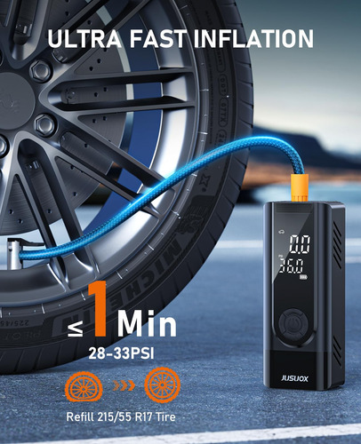 Inflador De Neumáticos Inalámbrico 150 Psi Portátil