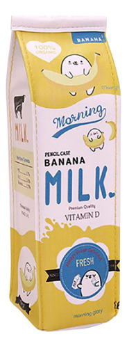Lindo Estuche Para Lápices Milk: Novedoso Almacenamiento Par
