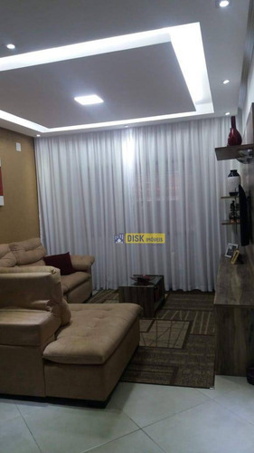 Sobrado Com 3 Dormitórios À Venda, 224 M² Por R$ 575.000 - Jardim Las Vegas - Santo André/sp - So0687