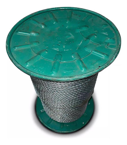 Cabo De Aço Galvanizado 5/16 6x7 Af Rolo 200 Metros