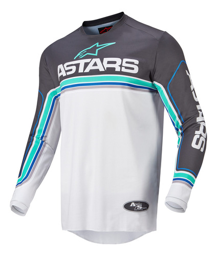 Jersey Para Motocross Fluid Speed Grs/grs Claro/azl