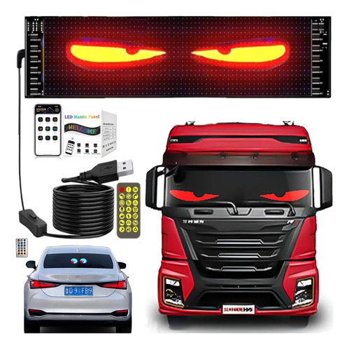 Para Ojos Led Para Carro, Gran Brillo Alto Programable Ojos