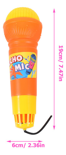 4 Piezas De Micrófono Echo Para Niños Pequeños, Juguetes Lig