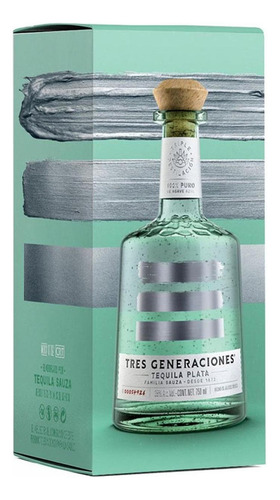 Pack De 12 Tequila Sauza 3 Generaciones Plata 750 Ml