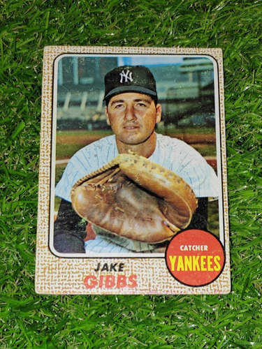 Cv Jake Biggs 1968 Topps New York Yankees 