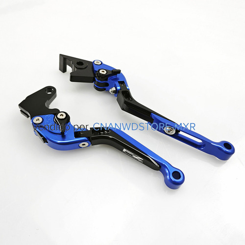 Puños Y Palancas Plegables Para Yamaha Fz Versión 3.0, Azul