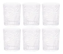 Comprar Jogo 6 Copos Baixos Cristal 340ml Palm Tree Wolff Para Agua
