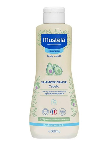 Shampoo Suave Mustela Con Piel Normal 500ml