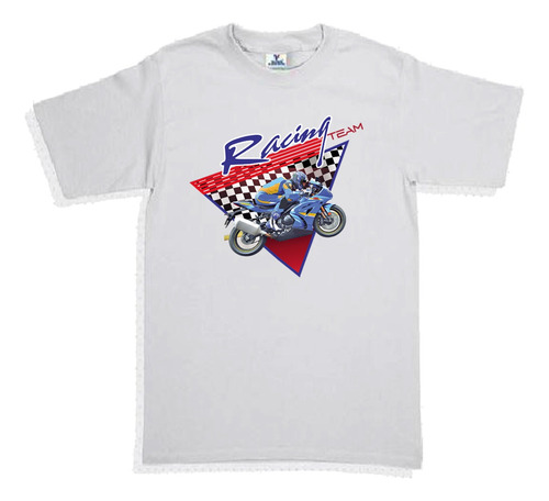 Playera De Algodón Con Estampado De Racing