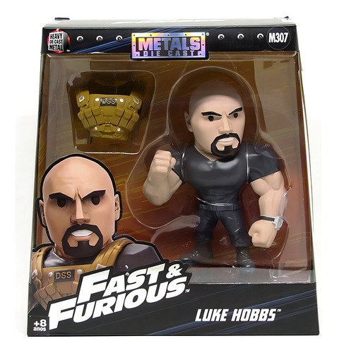 Boneco Metal Die Cast Velozes E Furiosos Luke Hobbs Dtc