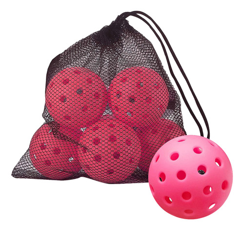 6x Pelotas De Pickleball, Pelotas De Práctica De