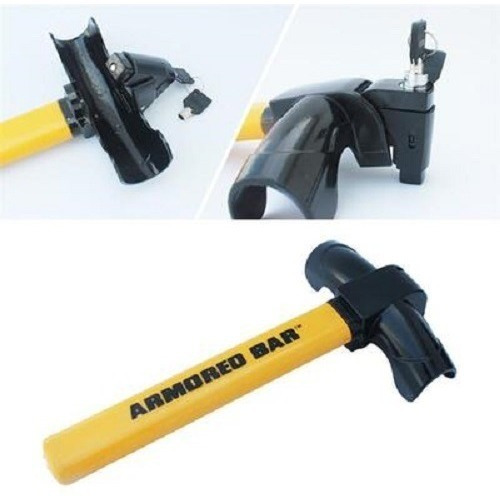 Traba Volantes Anti Robo Seguirdad Auto Tipo T Con 2 Llave