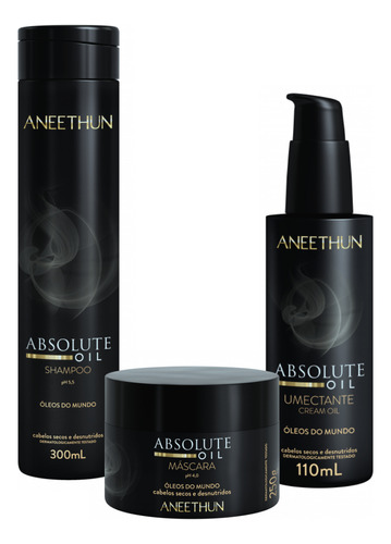 Kit Absolute Oil Shampoo,máscara,umectante Lançamento