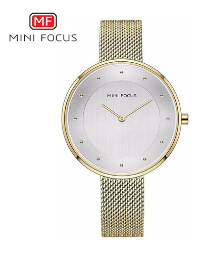 Reloj Mini Focus Ultradelgado A Prueba De Agua Para Mujer