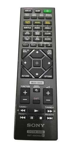Control Remoto Sony Rmt-am340u Mhc-v90dw, Mhc-v90dw, V90dw