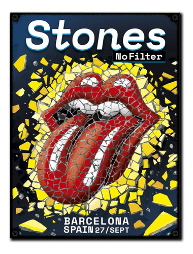 #121 - Cuadro Vintage 30 X 40 - Rolling Stones Poster Cartel