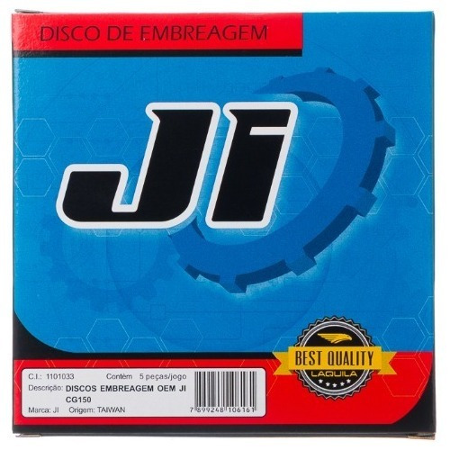 Kit 5 Molas/7 Discos/junta Embreagem Alta Performance Rd135