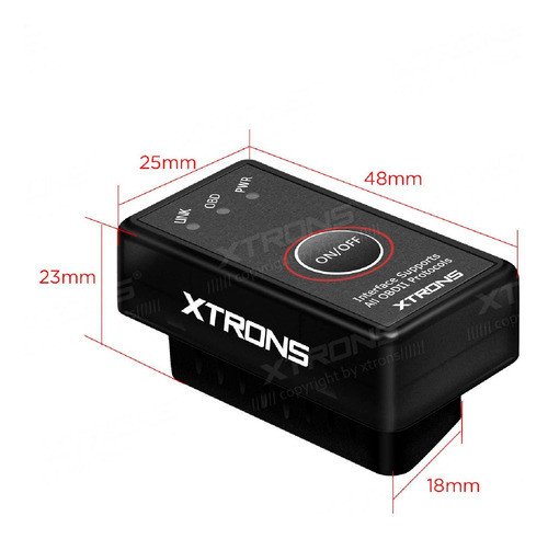 Imagen 7 de 8 de Escaner Obd01 Para Estereos Xtrons