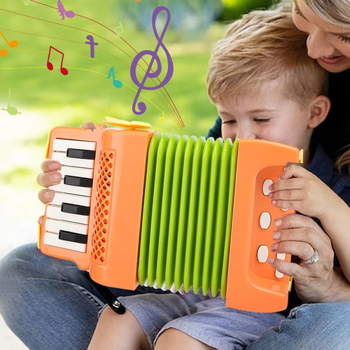  Acordeon De Juguete De Niño Con Sonido