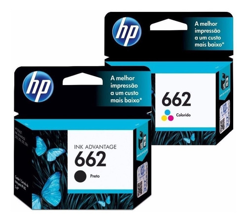 Combo Cartucho Hp 662 Negro Y Color Hp 2515 1515 2545