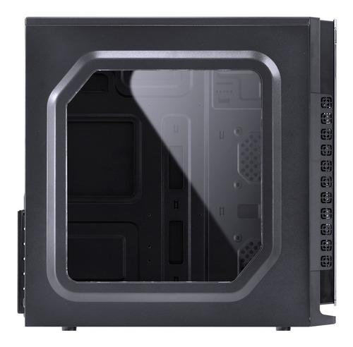 Imagem 4 de 5 de Gabinete Gamer Vinik Crater Preto Com Led Azul - Lacrado