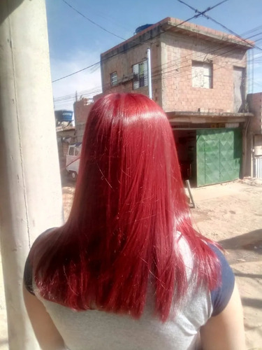 Imagem 3 de 6 de Máscara Capilar Tonalizante Mask Color Red Veggue 500ml
