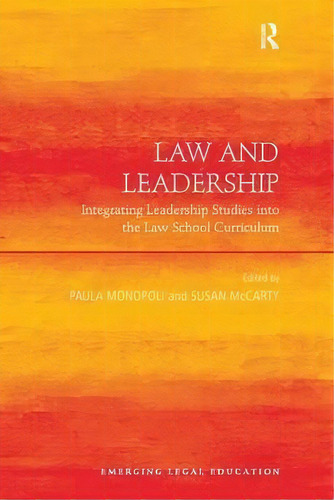 Law And Leadership, De Paula Monopoli. Editorial Taylor Francis Ltd, Tapa Blanda En Inglés