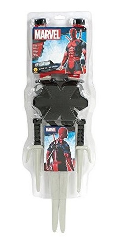 Juego De Accesorios De Vestuario De Espada Deadpool Marvel C