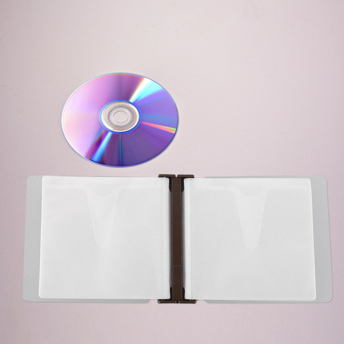 Capacidad: Soporte Para Cd/dvd: Funda Protectora De Plástico