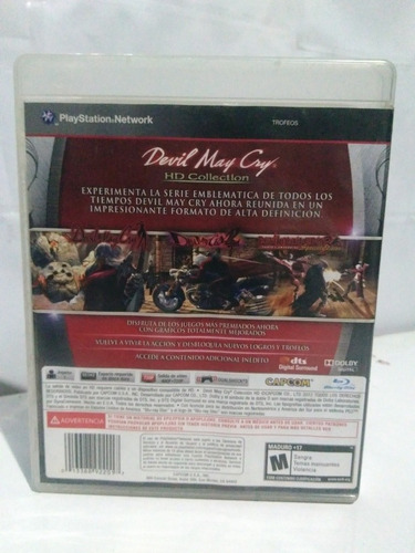 Jogo Devil May Cry Hd Collection Completo Ps3 R$75
