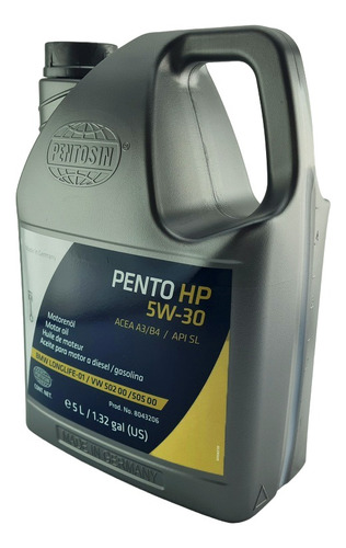 Aceite Motor Sintetico 5w-30 Pentosin Aleman
