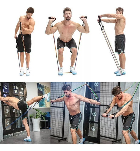 Set 5 Bandas Elásticas Entrenamiento Resistencia Training