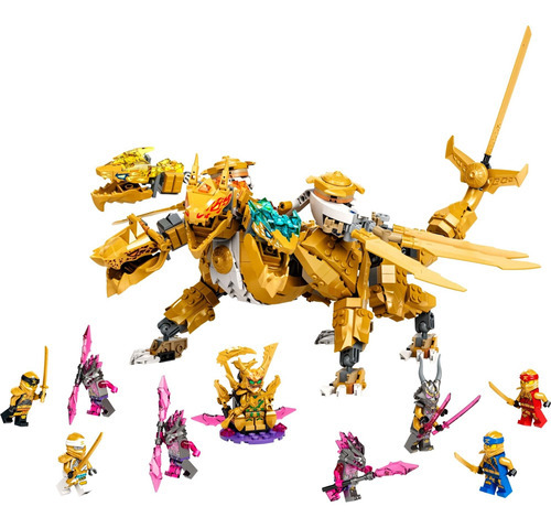 Lego Ninjago - Dragão Ultra Dourado De Lloyd Quantidade De Peças 989