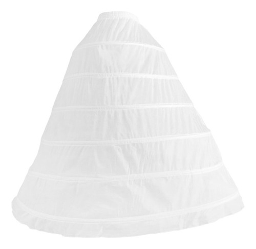 6 Aros Una Línea Debajo De La Crinoline Vestido De Novia