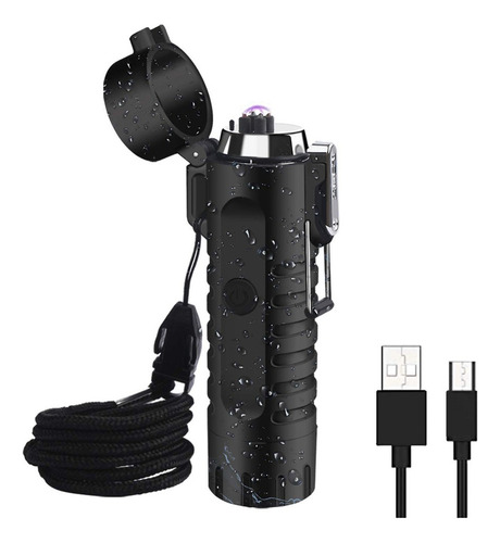 Linterna Portátil H, Usb, Led, Encendedor Eléctrico 8734