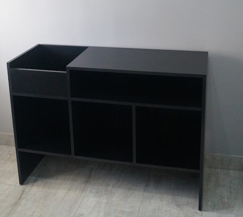Mueble Para Vinilos Y Tocadiscos Con Batea Para Discos Blanco